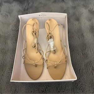 The Drop Women's Archie Lace-Up Strappy Heels